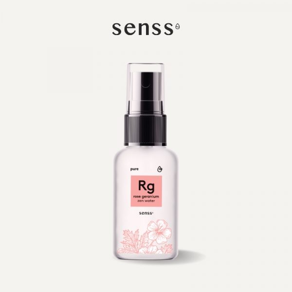 senss rose geranium zen water
